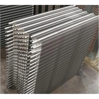 Échangeur de chaleur à ailettes en aluminium pour rideau d'air et unité de ventilation d'air chaud pour quai de chargement