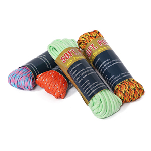 आउटडोर अस्तित्व आर्मी ग्रीन चिंतनशील रस्सी बुनो 7 किनारा रस्सी <span class=keywords><strong>paracord</strong></span> 550