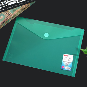 Bán buôn PP trong suốt A4 tập tin văn phòng túi với cho Velcro Fastener lưu trữ không thấm nước Túi Hợp Đồng Trong Kho màu - Product Image 6