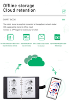 Smart Writing Pen Set und A5 Notebook mit Handschrift erkennung Bedruckte Leder hülle Low MOQ Digital Note Book mit App