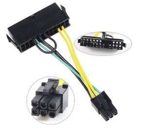 Câble d'<span class=keywords><strong>alimentation</strong></span> 24Pin à 6Pin Cordon 24p à 6 p 18AWG Fil pour Lenovo pour DELL pour <span class=keywords><strong>Acer</strong></span> 3050 Câble adaptateur de carte mère 6 broches - Product Image 1