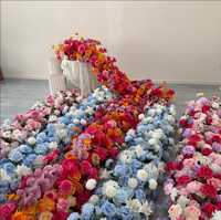 Arreglo Floral de Seda de Lujo, Profesional, de Alta Calidad y Duradero, para Decoración de Bodas, Conferencias, Mesas, Exposiciones y Ventanas