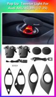 ICarsin Commande par Application LED Lumière Ambiante Intérieure de Voiture Décoration de Haut-Parleur Tweeter pour Accessoires Audi A4 A5 A6L A7 Q5 Q7 Q8 C7 C8
