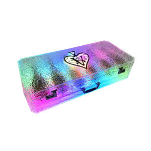 Şarj edilebilir RGB LED gece kulübü taşıma çantası için 5 <span class=keywords><strong>VIP</strong></span> şampanya şişeleri ile 750ml şarap ekran bavul sunum - Product Image 4