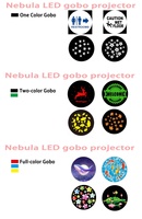 Filtre en verre pour logo Gobo publicitaire, lentille coulissante couleur unique pour projecteur LED Gobo, éclairage de scène