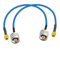 Cable Coaxial Semiflexible RG402 Personalizado, SMA Macho a N Macho, Ensamblaje de Jumper RF de Baja Pérdida para Antena de Microondas y Radioaficionados