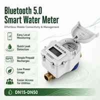Compteur d'eau numérique intelligent prépayé à lecture à distance, directement du fabricant
