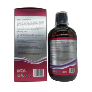 DUOZI Bebida de Colágeno Líquido al por Mayor OEM ODM Marca Privada Suplemento Dietético de Belleza 16oz - Product Image 5