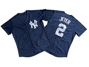<strong>New</strong> <strong>York</strong> <strong>Yankee</strong> Team Polyester Baseball Jersey Stitched Fan Edition Custom Baseball <strong>T</strong>-<strong>Shirt</strong> with Team Logo Factory Supply - Product Image 5