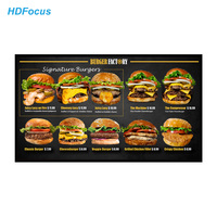 HDFocus Intérieur 32 Pouces LCD Affichage Publicitaire Hd Menu Écran Système De Menu Numérique Tableau De Menu Pour Restaurants