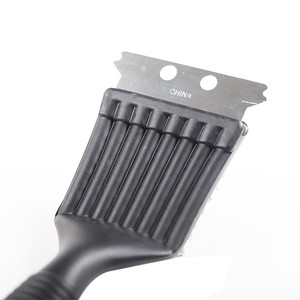 Zibo Stainless Steel BBQ <b>Brush</b> 20.5cm Black Grill Cleaning Tool For Cooking Baking Barbecue - Product Image 2