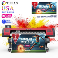 Printer Eco Solvent Kecepatan Tinggi Terlaris untuk Spanduk, Stiker Vinyl, Kertas Foto dengan Mesin Cetak Head Xp600 I3200 1.6m