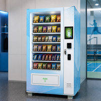 Distributeur automatique de boissons combinées avec SDK, écran tactile 10 pouces, paiement par carte de crédit, gestion cloud, populaire