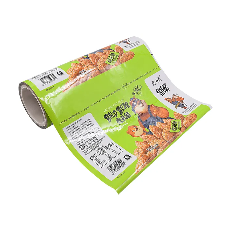 Chinese Suppliers Free Sample Food Packaging Plastic Film Rolls Packing