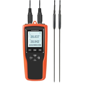 Thermomètre numérique HEDAO avec sonde à double canal Pt100 et étalonnage multipoints - Product Image 1