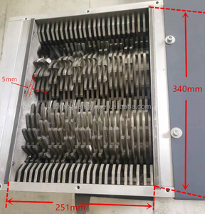 Petite machine de broyage et de déchiquetage pour le recyclage des déchets plastiques, du caoutchouc et du métal, idéale pour les laboratoires - Product Image 4