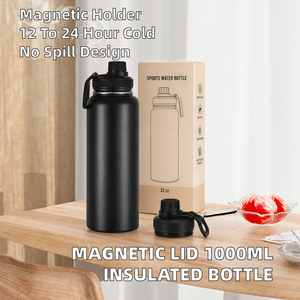32 oz Stainless Steel Vacuum Insulated Water Bottle Leak Proof Large Capacity Sports Tumbler for Gym Travel Camping - Product Image 2