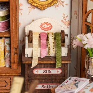 Oggetti <span class=keywords><strong>di</strong></span> decorazione per la casa Robotime Rolife DG178 <span class=keywords><strong>Elsa</strong></span> <span class=keywords><strong>di</strong></span> sartoria 3D puzzle in legno assemblati a mano fai da te Kit per la casa in miniatura - Product Image 5