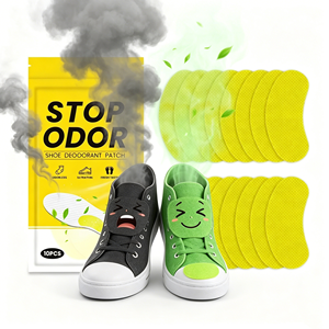 Patchs déodorants pour pieds à la <span class=keywords><strong>citronnelle</strong></span> et vitamine C, directement de l'usine, bactériostatiques, frais, pour chaussures de sport et contrôle des odeurs, autocollants pour semelles intérieures - Product Image 3