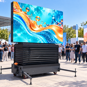 จอแสดงผล LED แบบเคลื่อนที่ P3 สำหรับใช้งานกลางแจ้ง ป้ายดิจิทัลแบบพกพาและนำกลับมาใช้ใหม่ได้ เหมาะสำหรับงานโรดโชว์กลางแจ้ง ให้เช่าหน้าจอ LED สำหรับโฆษณาเคลื่อนที่ - Product Image 2