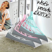 Balai à poussière en silicone pour la maison, fournitures de nettoyage scolaire, design innovant, poignée en plastique, pelle à poussière en PP, nettoyage facile du verre