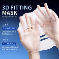 Masque facial hydratant à la vitamine B5 de fabrication coréenne, prix d'usine OEM SADOER, vente en gros, apaisant, réparateur, pour peaux sensibles, masque facial en feuille