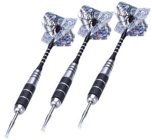 Высококачественный профессиональный набор дротиков с стальными наконечниками 24 г, черное никелирование, с возможностью нанесения логотипа, модель T-11, прямые поставки из Китая - Product Image 6