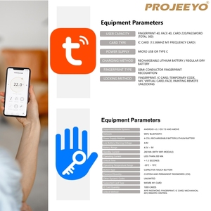 Projeeyo MJ-5S Tủ Điện Bảng Điều Chỉnh Khóa Kỹ Thuật Số Bàn Phím Tuya Ứng Dụng Điều Khiển <span class=keywords><strong>C</strong></span>ấp <span class=keywords><strong>C</strong></span> An Ninh Cho Xe Đạp Điện - Product Image 4