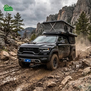 Camper per Pickup RAM Rebel 1200 1500 2500 3500, Camper Scorrevole, Camper <span class=keywords><strong>a</strong></span> Soffietto, Scocca Camper per Pickup 5.5 6.5 con <span class=keywords><strong>A</strong></span>/C <span class=keywords><strong>a</strong></span> Soffietto - Product Image 1
