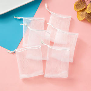 Sac à savon double couche épaissi Bubble Net, nettoyant facial moussant avec savon pour usage facial - Product Image 2