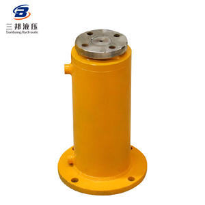 Vente en gros de vérins hydrauliques télescopiques à manchon robuste de 30 tonnes, mécanisme de levage bidirectionnel multi-sections, élévateur de chantier - Product Image 1