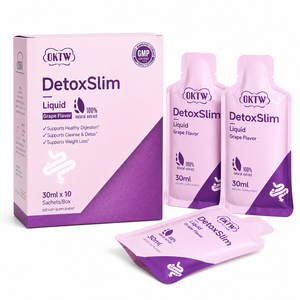 Vente en gros Label DetoxSlim Boisson liquide naturelle à base de fruits et d'herbes pour la gestion du poids, complément nutritionnel bien-être - Product Image 1