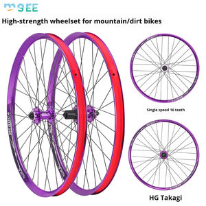 SeeMore Paire de roues de VTT frein à disque en aluminium 26/27.5 pouces 120mm AM tout-terrain haute résistance 35mm largeur pièces de vélo <span class=keywords><strong>roue</strong></span> - Product Image 6