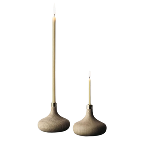 Candelabros de madera de mango hechos a mano Candelabros de pilar de madera más vendidos Candelabros de madera para sala de estar - Product Image 1