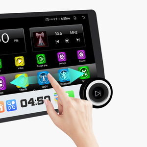 9/10 Inch Đa Phương Tiện Xe Stereo Kim Cương 2K Carplay Android Auto GPS Đài Phát Thanh Xe Chức Năng Phím DVD Xe Máy Nghe Nhạc - Product Image 4