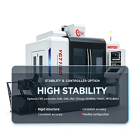 Centre d'usinage vertical CNC Wellon VMC1160, machine de fraisage d'acier de moyenne capacité pour l'usinage industriel des métaux, contrôleur CNC en option