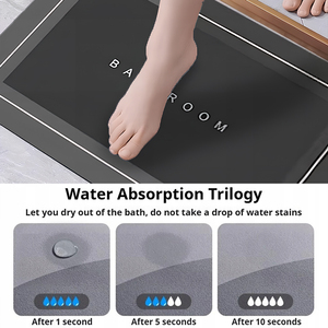 Alfombra de Baño Moderna de Microfibra Super Absorbente, Antideslizante, con Patrón Geométrico Delgado, 50x80cm, Secado Rápido, para Hogar y Hotel, Envío desde Polonia, UE - Product Image 4
