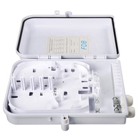 Boîtier de distribution de fibre optique SC 16 cœurs OEM FTTH/FTTB TCP/GPRS, ports étanches, noir/blanc FDB-16O