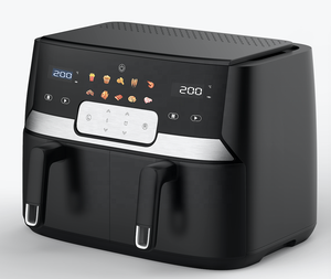 Freidora de Aire de Doble Color, Multifuncional, Inteligente, Comercial, Digital, Sin Aceite, Horno 4.5L+4.5L 9L 7L 9.5L 12L, Gran Oferta Doble - Product Image 3