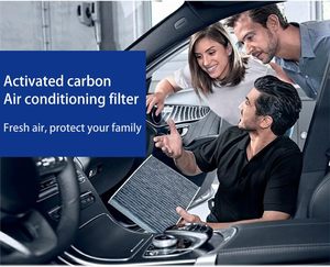 ไส้กรองแอร์แบบคาร์บอน CF10135 รุ่นใหม่ สำหรับ <span class=keywords><strong>Honda</strong></span> <span class=keywords><strong>Civic</strong></span> ปี 2001-2005 และ Element ปี 2002-2006 และ ปี 2003-2011 - Product Image 2
