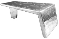 Exquisito gabinete de escritorio de oficina Industria creativa Influencer Uso para salas de oficina Artesanía industrial Aviador Mesa de centro
