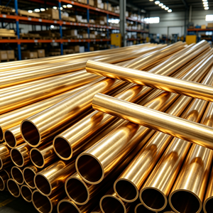 Tube en laiton sans soudure anti-corrosion, tube en laiton sur mesure OD/ID pour composants d'accessoires de pipeline de l'industrie pétrochimique - Product Image 1
