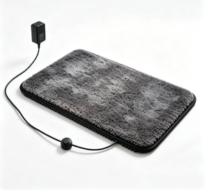 Polyester 24V Electric Drying Foot Mat Non-slip Quick Dry Washable Foldable Bath Mat <b>Over</b>-temperature <b>Protector</b> - Product Image 1