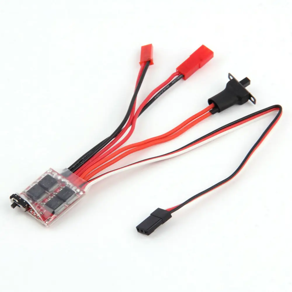 Rc Esc 20A Borstel Motor Speed Controller W/Rem Voor Rc Auto Boot Tank Nieuwe Koop Rc Borstelloze Motor speed Controller Esc