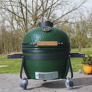 Barbecue Kamado en céramique verte Auplex 14 pouces pour la <span class=keywords><strong>cuisson</strong></span> en plein air dans le jardin - Product Image 2