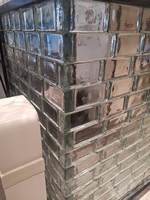Colonne en verre de cristal de haute qualité pour intérieurs luxueux