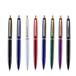 Stylo bille métallique à logo imprimé, action clic, prix usine, largeur d'écriture 1,0 mm - Product Image 2