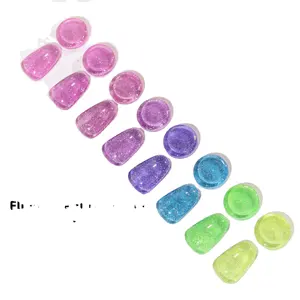 OEM new festival broken diamonds fix neon fluorescent reflective disco Glitter Nail Gel Polish for nails supplies salon