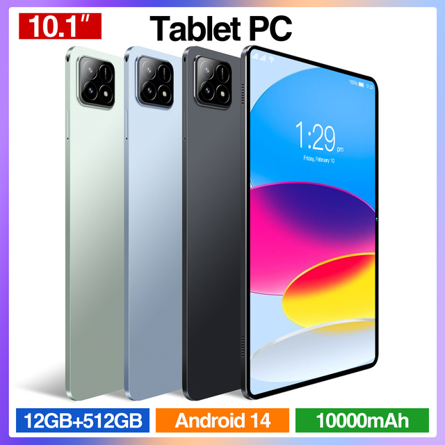 Premium Pad 6S Smart Tablet 2026 5G 12GB 512GB 32MP Cam 10 Core OTG