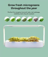 Système hydroponique de micro-pousses écologiques Ingarden White pour jardin intelligent d'intérieur avec éclairage intelligent de croissance